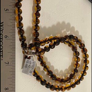 Poland genuine amber necklace